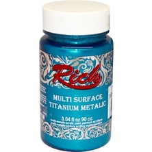 Mey İthalat Mey Ithalat® Rich Multi Surface Titanium 2572 Turkuaz Metalik 90 cc