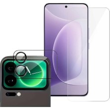 Apsuwa Xiaomi 17 Pro Kamera Lens Koruyucu Temperli Cam + Ekran Koruyucu Nano