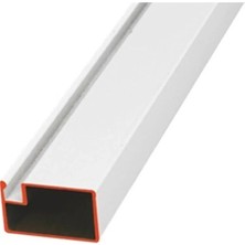 Empressco Alüminyum Istenilen Ölçüde Kesim Beyaz Menteşeli Sineklik Profili 17X25 Sineklik 300 cm