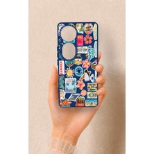 Vip Case Vivo V40 Uyumlu Summer Vibes Desenli Silikon Kılıf