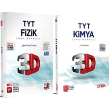 Akm Kitap 3D Yayınları Tyt Fizik ve Kimya Soru Bankası Seti 2 Kitap