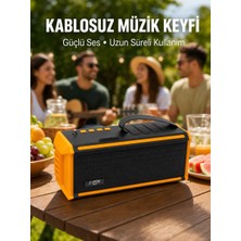 Teknoparkx Taşınabilir J-Ipox P520 1200 Mah Bluetooth Hoparlör Mikrofonlu Yeni Nesil