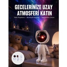 Teknoparkx 180 Derece Dönebilen Astronot Masa ve Gece Lambası Projektör Yeni Nesil