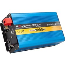 Omrs Store Powermaster PWR-2000 12 Volt 2000 Watt Pure Sinüs Wave Inverter