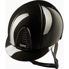Kep Italia Cromo 2.0 Shine Siyah Swarovski Logolu Binici Kaskı Large