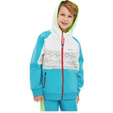 Skechers SK241075 2xi-Lock Fullzip Hoodie Beyaz Erkek Çocuk Ceket