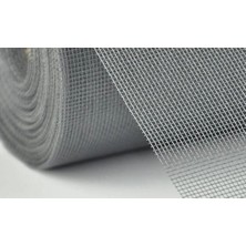 Empressco 80 cm * 500 cm Sineklik Teli - Gri Fiberglass I. Kalite + 100 Adet Kalın Tip Raptiye