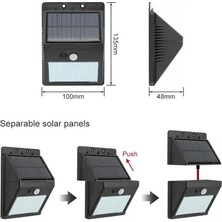 Negok Kablosuz Solar LED Lamba | Bahçe, Veranda, Merdiven Işığı, Otomatik Aç-Kapa Sensörlü Yeni Nesil