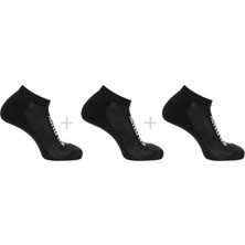 Salomon LC2086900 Everyday Low 3-Pack Çorap Siyah Unisex Çorap