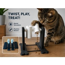 Besa 3D BESA3D Kedi Atıştırmalık Sallanan Oyuncak Ödül Maması Dağıtıcı Zeka ve Aktivite Oyuncağı Interaktif Kedi Oyuncağı