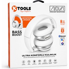 Ktools Nova Ultrakonforlu Kablosuzkulak Üstü Kulaklık
