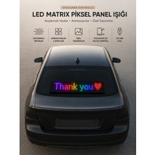 Negok LED Matrix Piksel Panel Işığı USB Uygulama Kontrollü Kaydırmalı Yazı Ekranı