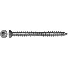 TUĞRA HIRDAVAT Buldex Beton Vidası 7.5X80 mm 20 Adet | Torx T30 Uyumlu Dübelsiz Vida