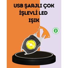 Negok LED Işıklı Acil Durum Düdüklü Anahtarlık Fener