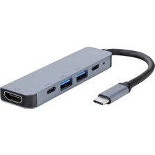 Astraltech Çevirici Dönüştürücü Adaptör Macbook 3 In 1 Type-C To Hdmı USB 3.0