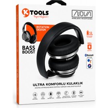 Ktools Nova Ultrakonforlu Kablosuzkulak Üstü Kulaklık