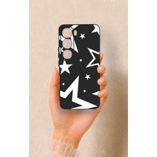 Vip Case Vivo V40 Lite 5g Uyumlu Siyah Mega Star Desenli Silikon Kılıf