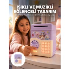 Astraltech Mor Otomatik Para Girişli Elektronik Şifreli Kumbara