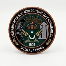 Seyhan Istiklal Taburu7 cm Tpu Peç - Msü Kara Astsubay Myo Arma - Tpu Peç