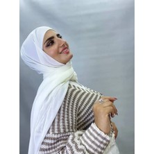 ALDAIYR Hazır Pratik Lüks Boru Boneli Şifon Şal BOA12354