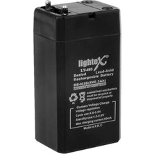 Lightex LT-403 4 Volt 0.3 Amper Akü