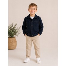 NK 08-14 Yaş Erkek Çocuk Lacivert Style Ceket - Lacivert