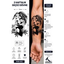 Tattoo Gerçekci Yarım Kol Kaplama Geçici Dövme Sticker Tattoo