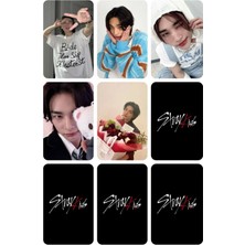 Hyunjin Stray Kids   Fotokart Pvc Kaplı 9*6 cm 7 Adet Alındığında 2 Adet Hediye