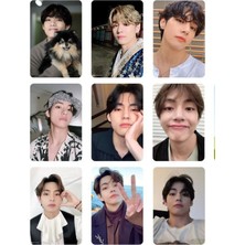 Taehyung Bts   Fotokart Pvc Kaplı 9*6 cm