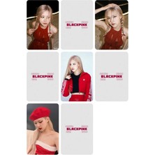 Rose Blackpink   Fotokart Pvc Kaplı 9*6 cm 7 Adet Tane 2 Adet Hediye Gönderimi Yapılacaktır