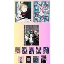 Danganronpa Poster A3 ,2 Adet Defter A4 1ADET , Fotokart 9 Adet