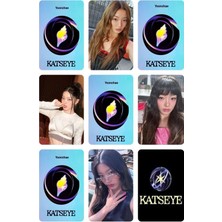 Katseye   Fotokart Pvc Kaplı 9*6 cm 7 Adet Alındığında 2 Adet Hediye Gönderimi Yapılacaktır