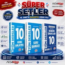 Akm Kitap Editör Yayınları 10.sınıf Vip Tüm Dersler Konu Soru ve Deneme Seti 3 Kitap