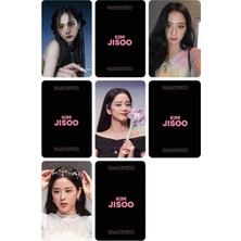 Jisoo Balackpink  Fotokart Pvc Kaplı 9*6 cm 7 Adet Al 2 Adet Hediye Gönderimi Yapılacktır