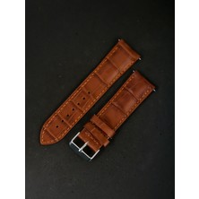 DXL Hakiki Deri 24MM Akıllı Pimli Saat Kordonu