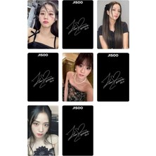 Jisoo Balackpink  Fotokart Pvc Kaplı 9*6 cm 7 Adet Al 2 Adet Hediye Gönderimi Yapılacktır
