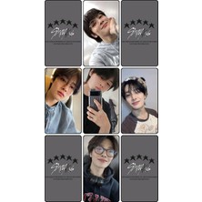 Yang Jeong In Stray Kids   Fotokart Pvc Kaplı 9*6 cm 7 Adet Alındığında 2 Adet Hediye