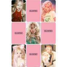 Rose Blackpink   Fotokart Pvc Kaplı 9*6 cm 7 Adet Tane 2 Adet Hediye Gönderimi Yapılacaktır