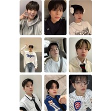 Seungmin Stray Kids   Fotokart Pvc Kaplı 9*6 cm 7 Adet Alındığında 2 Adet Hediye