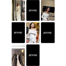Jennie Blackpink   Fotokart Pvc Kaplı 9*6 cm 7 Adet Al 2 Adet Hediye Gönderimi Yapılacaktır