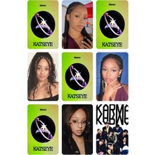 Katseye   Fotokart Pvc Kaplı 9*6 cm 7 Adet Alındığında 2 Adet Hediye Gönderimi Yapılacaktır