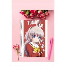 Nao Tomori Anime Defter   Özel Tasarım A5 Boyutu Telli Çizgisiz Defter 15*21 cm
