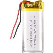 Powermaster 802045 3.7V 700MAH Lityum Polimer (Li-Po) Batarya Ciklet Pil