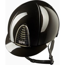 Kep Italia Cromo 2.0 Shine Siyah Swarovski Logolu Binici Kaskı Large