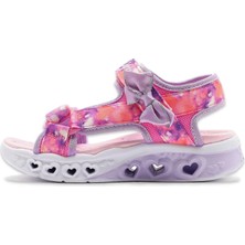Skechers 303110 Flutter Hearts Sandal-Blurry Love Pembe Kız Çocuk Sandalet