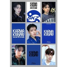 Seungmin Stray Kids   Fotokart Pvc Kaplı 9*6 cm 7 Adet Alındığında 2 Adet Hediye