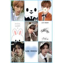 Lee Know Stray Kids   Fotokart Pvc Kaplı 9*6 cm 7 Adet Alındığında 2 Adet Hediye