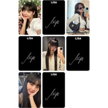 Lisa Blackpink  Fotokart Pvc Kaplı 9*6 cm 7 Adet Al 2 Adet Hediye Gönderimi Yapılacaktır