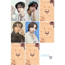 Han Jisung Stray Kids   Fotokart Pvc Kaplı 9*6 cm 7 Adet Alındığında 2 Adet Hediye
