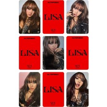 Lisa Blackpink  Fotokart Pvc Kaplı 9*6 cm 7 Adet Al 2 Adet Hediye Gönderimi Yapılacaktır